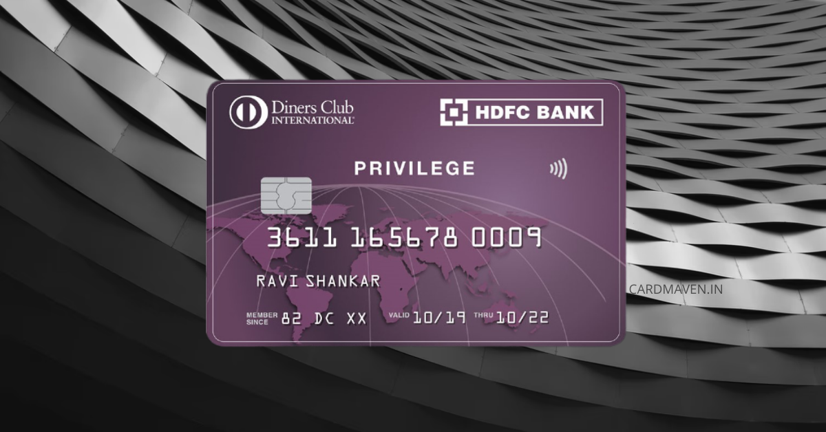 HDFC Bank Diners Club Privilege - Best Credit Cards India 2023