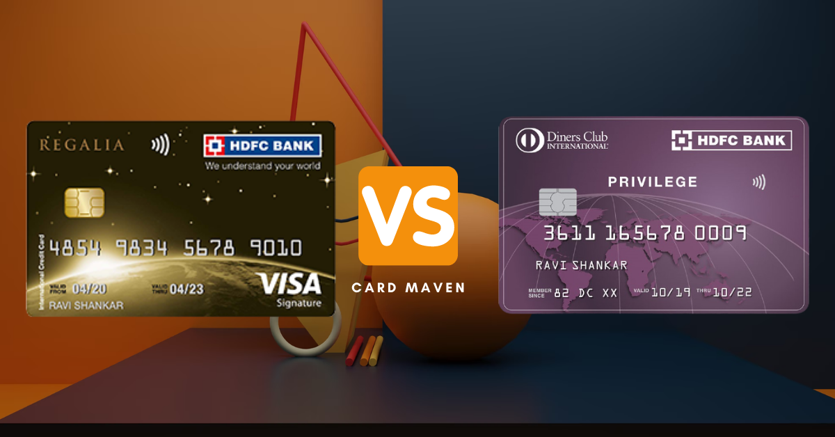 HDFC Bank Regalia vs Diners Club Privilege Credit Card