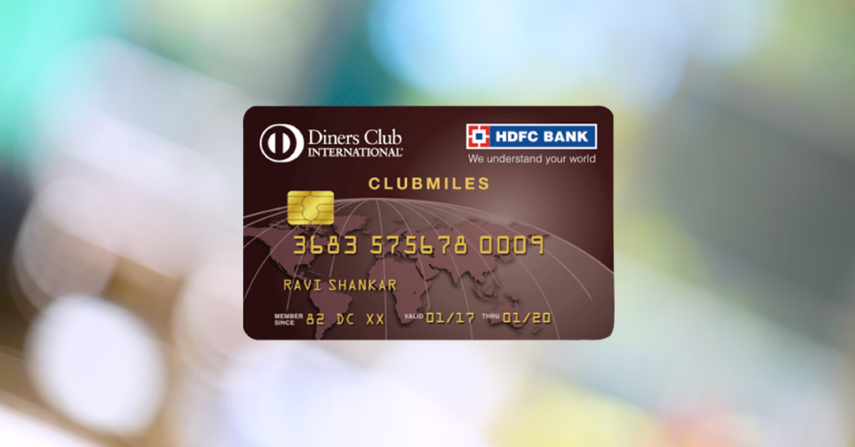 HDFC Bank Diners ClubMiles Credit Card