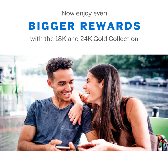 Amex New 18K and 24K Gold Collection Redemption Options