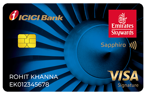 Emirates Skywards ICICI Bank Sapphiro Credit Card
