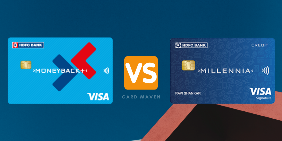 HDFC Bank MoneyBack+ vs Millenia Credit Card