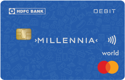 Image of HDFC Bank Millennia Debit Card