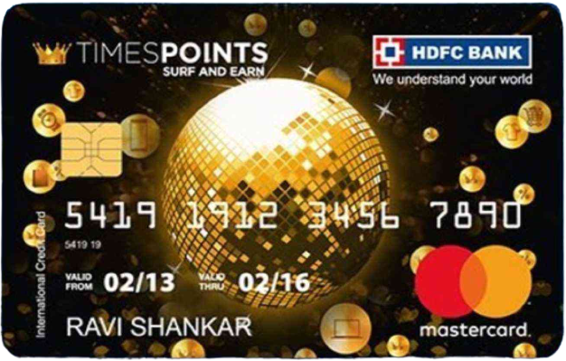 Image of HDFC Bank Times Points Debit Card