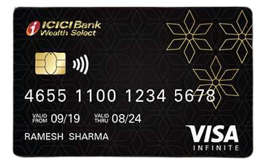 Image of ICICI Bank Wealth Select Debit Card