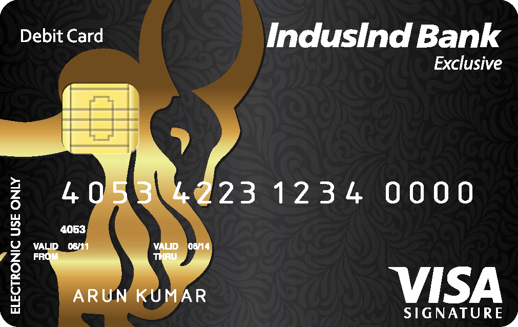 Image of IndusInd Exclusive Debit Card