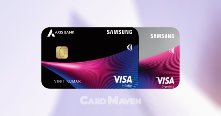 Samsung Axis Bank Signature and Infinite Credit Cards