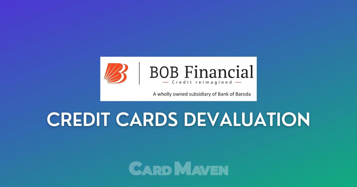 BoB Credit Card Devaluation