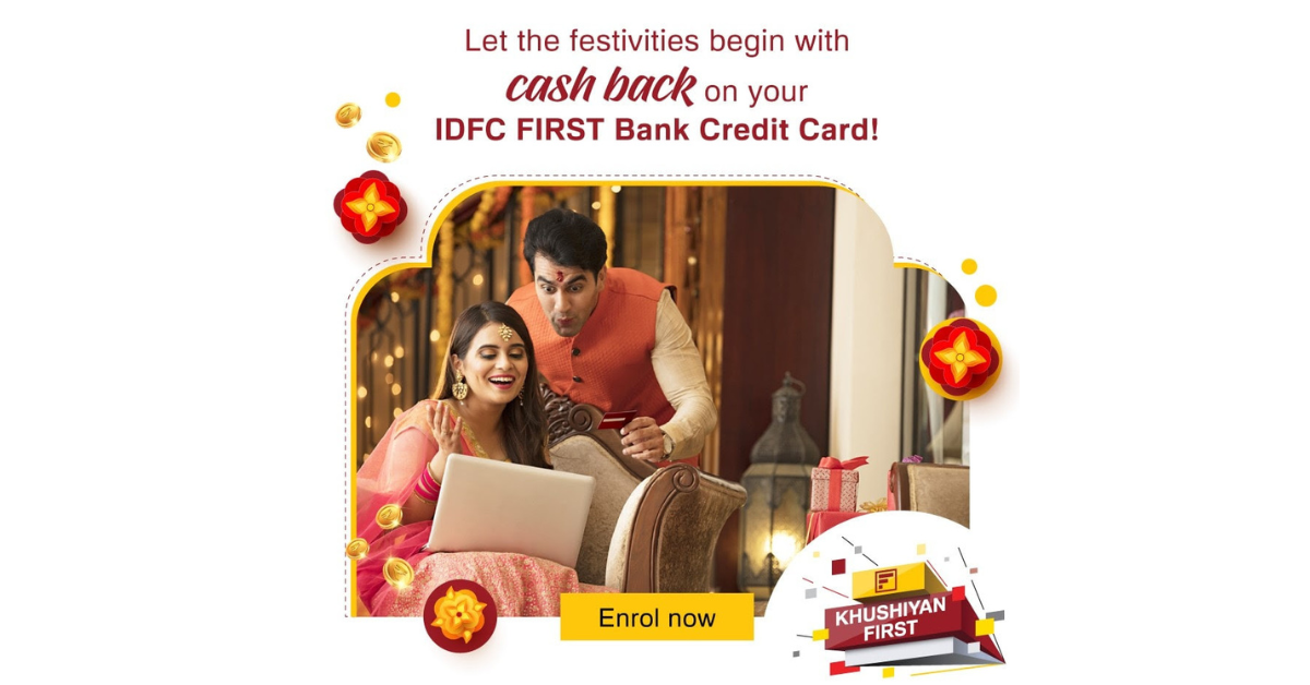 IDFC First Bank Credit Cards Khusiyan First Spend Offer 2022