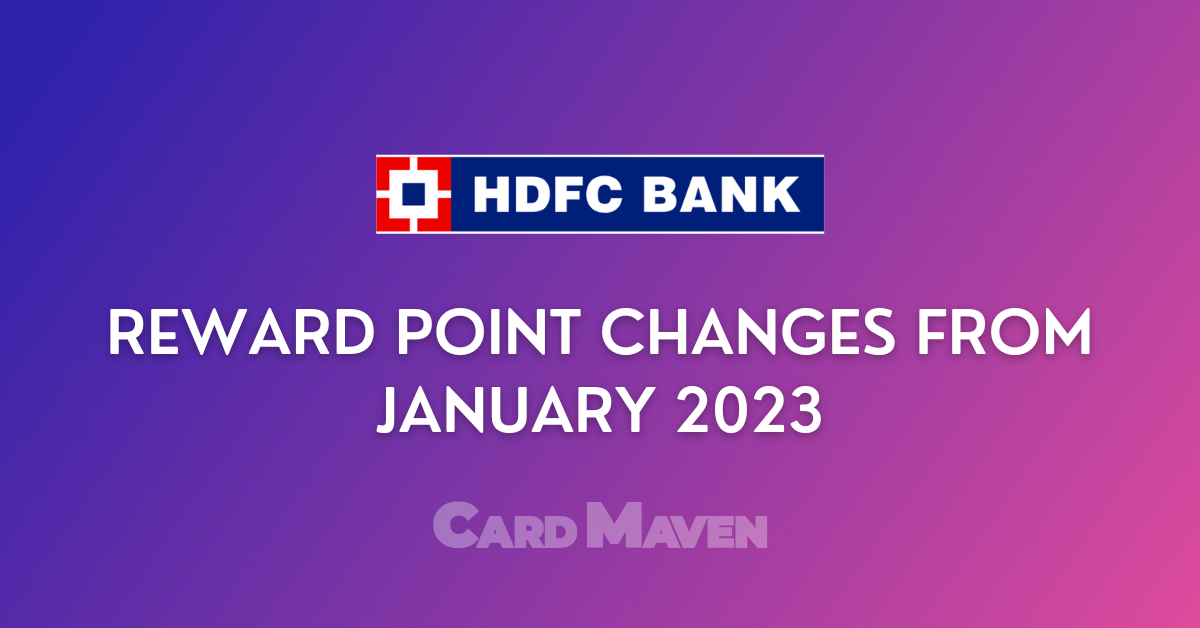 HDFC Bank Credit Card Devaluation