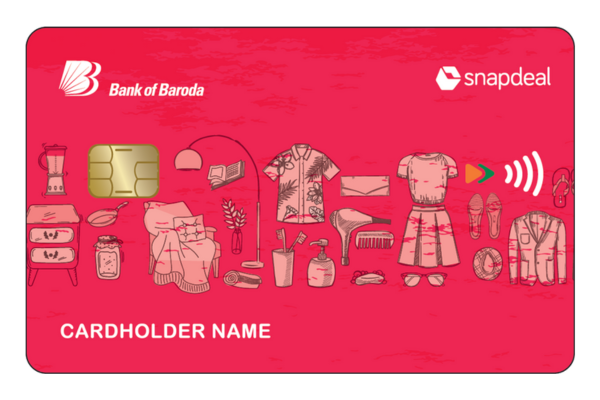 Snapdeal Bank of Baroda BoB Credit Card- Best Rupay Credit Cards