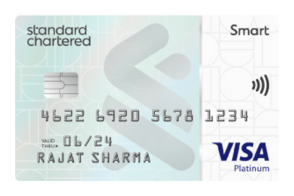 Standard Chartered Smart Credit Card - Best Cashback Credit Cards in India