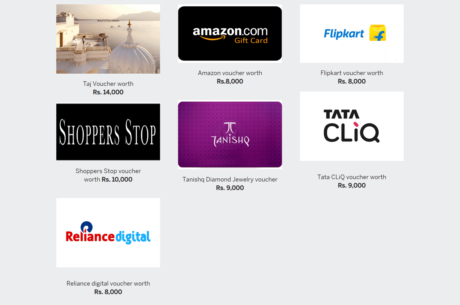 RBL Bank Offers - E-Gift Cards & Gift Vouchers | Top Offers