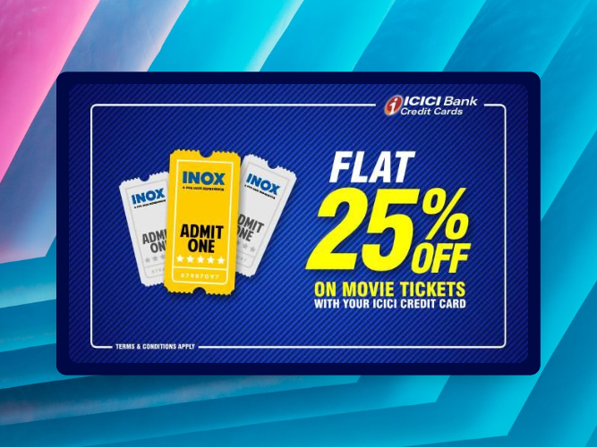 ICICI Bank Coral Credit Card Movie Offer on BookMyShow and INOX