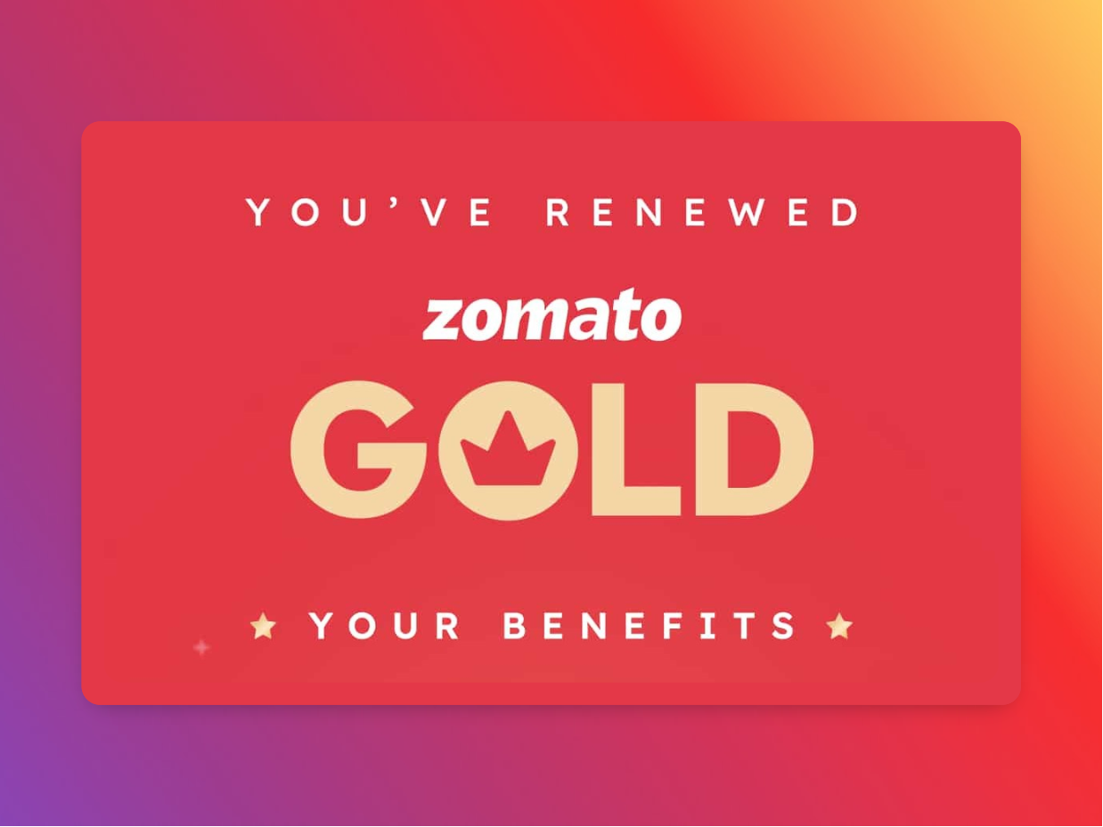 Zomato Gold Membership Free with American Express Cards