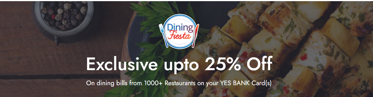 Yes Bank Marquee Credit Card Dining Fiesta Program